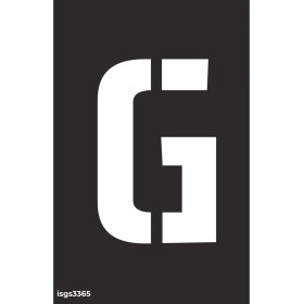 Resim İsg Tabelam 13x20cm/kompozit/G Harfi Boyama Şablonu 