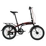 Resim Bisan FX 3500-TRN-23 32 CM 20 Jant Siyah-Kırmızı Katlanabilir Bisiklet 