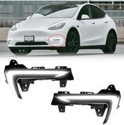 Resim autogp Tesla Model Y Sis Farı Drl Led Lambası Ledli 