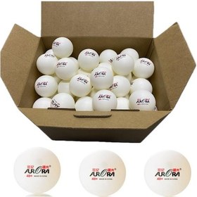 Resim Aurora Profesyonel Masa Tenisi Antrenman Topu 100 Adet 