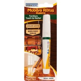 Resim Pazarcan Vodaseal Mobilya Rötuş Kalemi Tekli Beyaz 