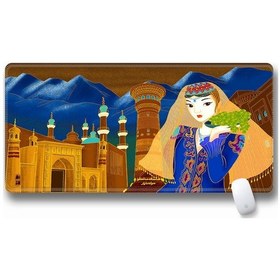 Resim Cbtx Dizüstü Bilgisayar Mouse Pad Oyun Matı 300 x 600 x 2 MM Tibet 