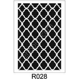 Resim Ardışık Desen Stencil Şablon 25X35 R-028 