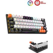Resim Everest KB-MK9 Parley Rainbow Aydınlatmalı Usb Kablolu Oyuncu Klavyesi 