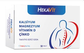 Resim Hekavit Kalsiyum Magnezyum 30 Tablet 