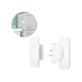 Resim Sunup Sn-28750 Geçmeli Tip Buzdolabı Ve Dolap İçin Çocuk Güvenlik Kilidi Yapışkanlı Beyaz 
