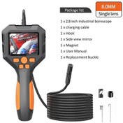 Resim Işıklı Endoskop Kamera 2.8 İnç Ekran Kapsamı Kamera Hd1080p 8 Mm Lens Boru P10 8mm Amerika Birleşik Devletleri Diğer 