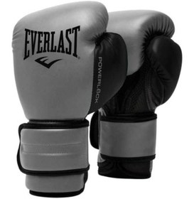 Resim Everlast Powerlock 2R Training 14 Oz Gri Boks Eldiveni - Koyu Gri / 14OZ 