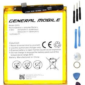 Resim General Mobile Gm 8 Batarya Pil Tamir Seti 