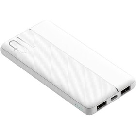 Resim WIWU Powerbank 10000mAh Wiwu Wi-P032 Çift USB ve Type-C Portlu PD LED Işık Göstergeli Beyaz 