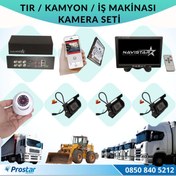 Resim Navistar Tır Kamyon Iş Makinası Için Uzaktan Izlemeli 4 Kameralı 1 Tb Harddisk Kamera Seti 