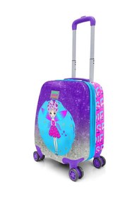 Resim Coral High Kids Pembe Mavi Peri Desenli Çocuk Valizi 16726 