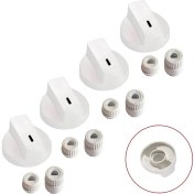 Resim Parmis Dominox Düğme 4 Lü Takımı Ankastre Set Üstü Ocak Düğmesi SÜ0010 