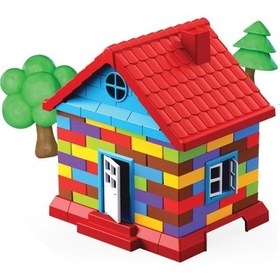 Resim Hamur Ev Seti 600 Gr. - Oyun Hamuru Seti - Hamur Setleri - Hamur Kalıpları - Ev Hamur Seti Renkli 