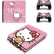 Resim Kt Grup Hello Kitty Playstation 4 Pro Full Sticker Kaplama 