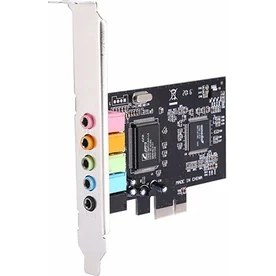 Resim Platoon Pcı Express X1 Pcı-E 5.1Ch Cmı8738 Yongaseti Ses Kartı 