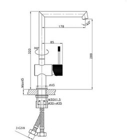 Resim Fontana Eviye Bataryası Fm-k0312 Mat Altın Altın 