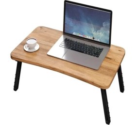 Resim Dellaks Laptop Sehpası Seyyar Kahvaltı Masası Katlanır Çalışma Sehpası Atlantik Çam 