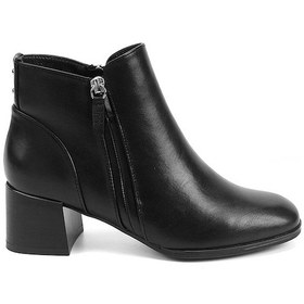 Resim İnci A102042123 5w Star 5pr Kadın Topuklu Bot Siyah Siyah 