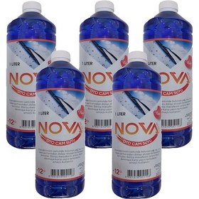 Resim Nova Ultra -12 Derece Antifrizli Oto Cam Suyu 1 Litre X 5 