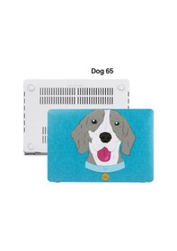 Resim Apple Uyumlu MacBook Pro Kılıf 13inç M1-m2, Dog01nl Type-c'li Model A2338 A2289 A2251 A1706-08 A1989 A2159 İle Beyaz 