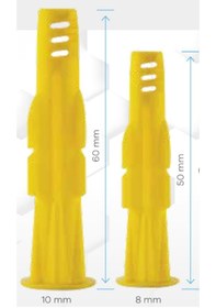 Resim Made Performans Roket Dübel 8x50mm 500 Adet 
