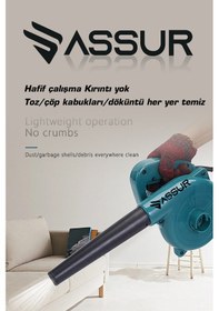 Resim Assur ASR809 450W Elektrikli Hava Üfleme Mavi 