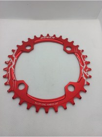 Resim ovela Bisiklet Aynakol Tek Yaprak MTB Dişlisi 8/9/10/11 Vites 34T Narrow-Wide 