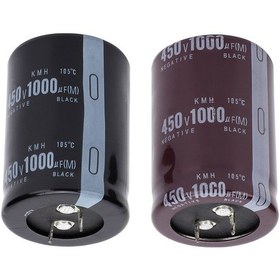 Resim Aubyhe 2 Adet Alüminyum Kabuk Elektrolitik Kondansatör, 450v 1000μf, 105 C Isı Dayanımı, 35x50mm Boyut, Filtreleme Ve Enerji Depolama İçin 