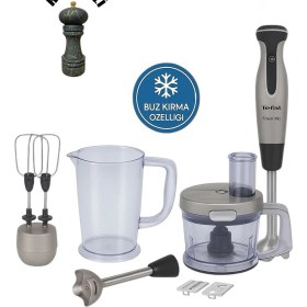 Resim Tefal Güçlü Ergonomik Kullanim Powelix 1000 W Mutfak Robot Seti 