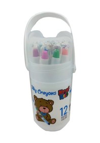 Resim Kraf Kıds Pastel Boya Sılky Crayon 12 Lı Kk500 Çok Renkli 