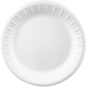 Resim Köpük Tabak Yuvarlak Küçük Boy 100 Adet Çap:17cm Beyaz 