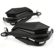 Resim Dream011 Siyah Karbon Fiber Motosiklet Gidon Koruyucu 28mm 22mm Alüminyum Alaşım Honda Ktm Suzuki 