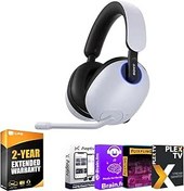 Resim Sony WHG900N/W INZONE H9 Kablosuz Gürültü Önleyici Oyun Kulaklığı, 2 YR CPS Gelişmiş Koruma Paketi ve Tech Smart USA Audio Entertainment Essentials Paketi ile Beyaz Paket 2020, E99SNWHG900NW 