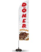 Resim Döner Temalı Yelken Bayrak V5 