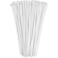 Resim Tork Kablo Bağı Cırt Kelepçe 4,8 Mmx250 Mm Beyaz 100 'lü Paket 