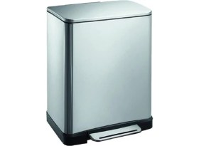 Resim Daders Home Paslanmaz Çelik Softclose Pedallı Banyo Mutfak Ofis Çöp Kovası Inox 12 Lt D-15321 