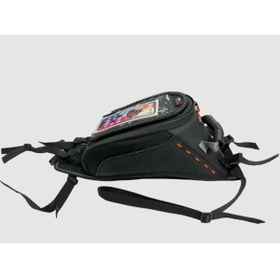 Resim Forte Gt Xbyc 70655 Motosiklet Kavisli Pvc Africa Twin Depo Üstü Çanta Siyah 