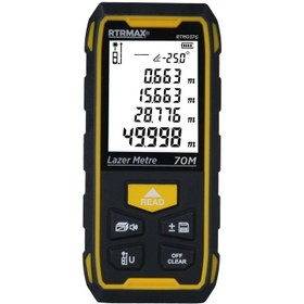 Resim Rtrmax RTM037G Şarjlı Lazer Mesafe Ölçer 70 Mt (Yeşil Renk) 