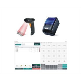 Resim CHECKWORK Chekcwork Yazılım (paket 1) + Kablosuz El Tabancası Okuyucu + 58m Fiş Yazıcılı Barkod Sistemi 