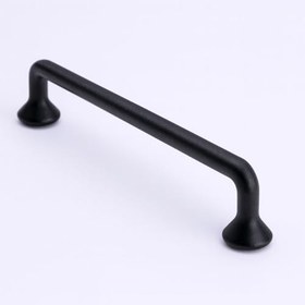 Resim İncir Siyah Metal Kulp (224 MM 22.4 CM) Kulbu Kulpu Mobilya Çekmece Dolap Kulpları Mutfak Dolabı 