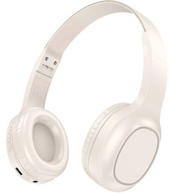 Resim hoco. W46 Charm Aux Destekli Bluetooth Kablosuz Kulaklık - Beyaz 