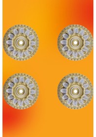 Resim Patina Avize Göbeği Motif 40*40 4 Adet 