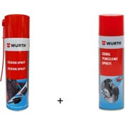 Resim Würth Silikon Sprey 500ml+genel Temizleme Spreyi 500ml 