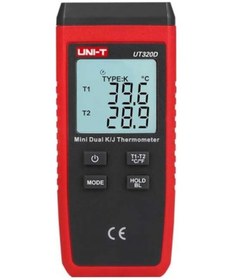 Resim Unit Ut320d Mını Termometre Çift Prop Girişli Sıcaklık Ölçer 