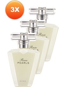 Resim Avon Rare Pearls Kadın Parfüm Edp 50 Ml. Üçlü Set 