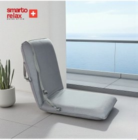 Resim Smarto Relax Marine Tekne Şezlong Minderi Suya Dayanıklı Gri 