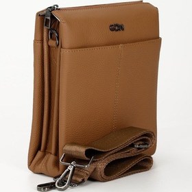 Resim Gönderi(R) Gönderi R Taba Uzun Askılı Hakiki Deri Evrak Omuz Çantası Taba 