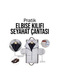 Resim Pratik Elbise Kılıfı Seyahat Çantası Renkli 