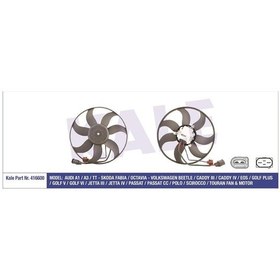 Resim KALE 416600 FAN MOTORU GOLF VI 08- 1.6 TDI 2.0 TDI JETTA III 05- 